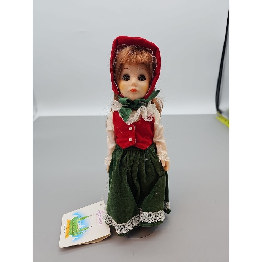 Effanbee 1987 Wizard Of Oz Collection Munchkin Girl Doll #2914 W/ Stand